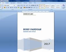 Cara Print Cover Buku Dengan Word