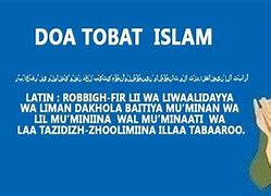 Doa Tobat Islam Arab Dan Artinya Pdf