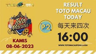 Live Toto Macau Jam 24.00 Hari Ini